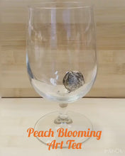 Load and play video in Gallery viewer, PEACH BLOOMING FLOWER ART TEA (SET OF 6)
